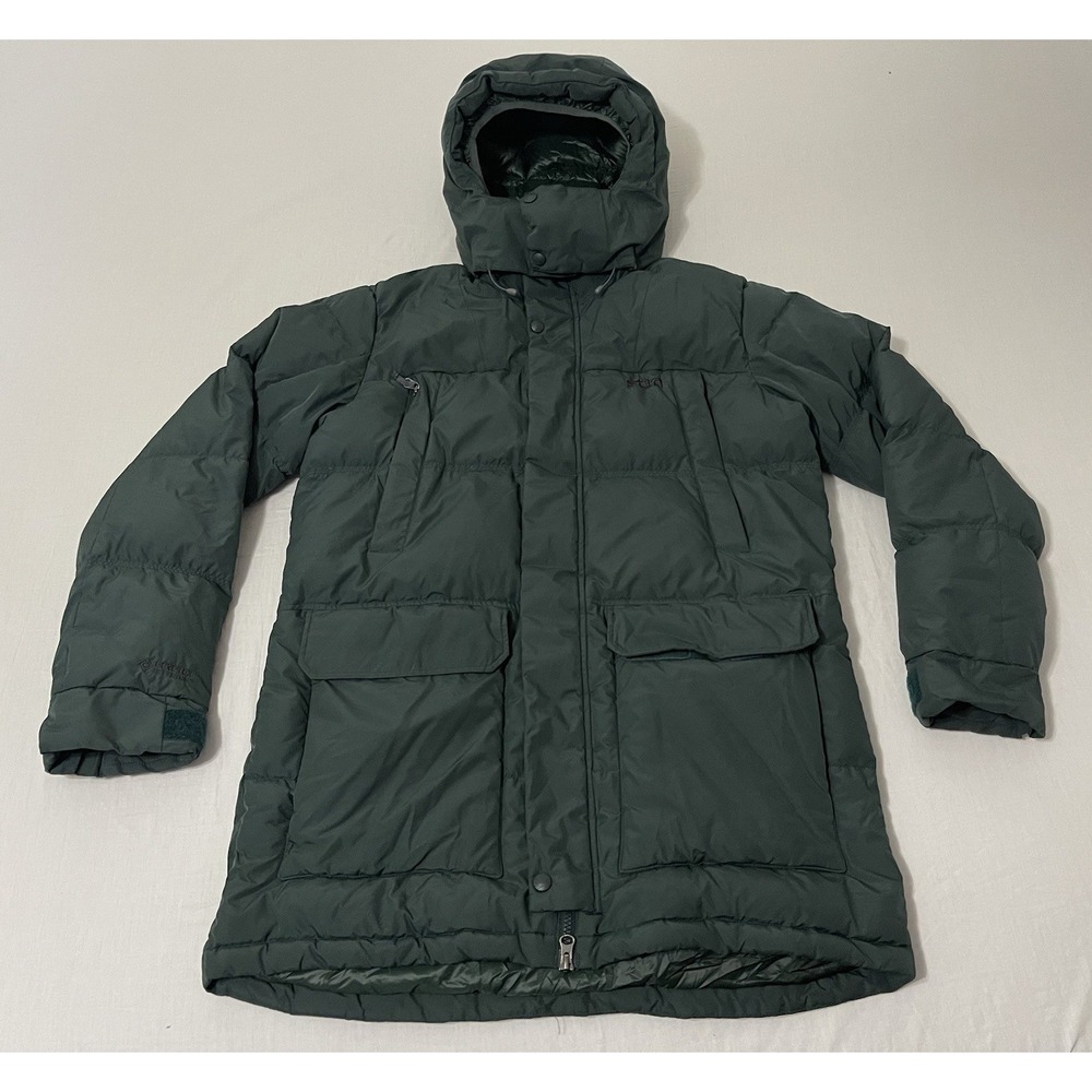 Stio Gore Tex Windstopper Colter Infinium 650 Down Fill Green Parka Men's Size M